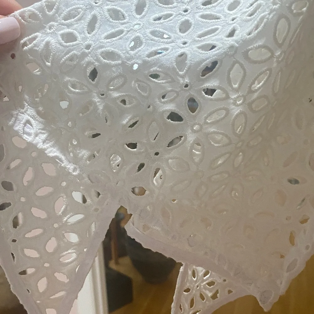 Tibi Ivory Eyelet Top Antonina - Picture 6 of 6